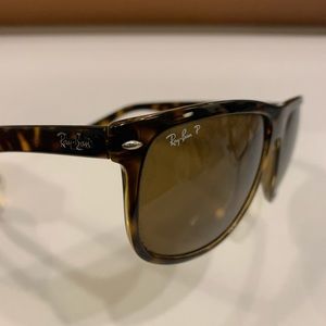 Ray Ban 'Boyfriend' 60mm Polarized Sunglasses - Light Havana/ Brown P
